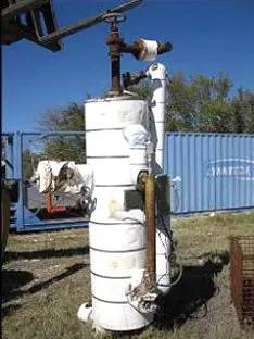 25" diameter x 120" L Frick, Vertical Ammonia Accumulator, 275 Gallons, Tank, 150 PSIG @ -20°F to 200°F - Image 3