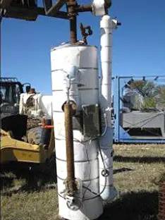 25" diameter x 120" L Frick, Vertical Ammonia Accumulator, 275 Gallons, Tank, 150 PSIG @ -20°F to 200°F - Image 4