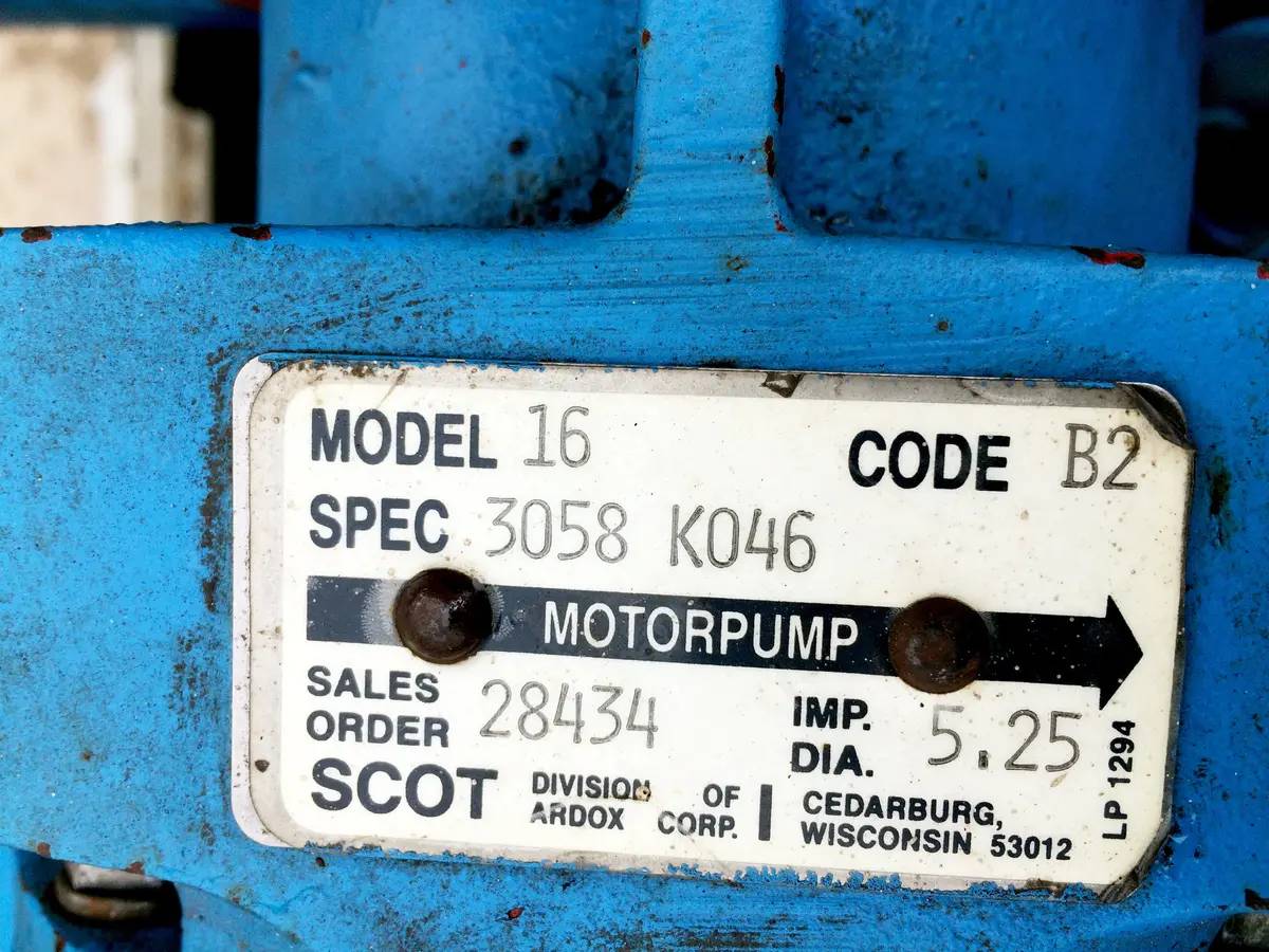 15 Ton, Mycom Nutemp, Water Cooled Indoor Chiller Skid, 75 HP compressor, 1992 - Image 8
