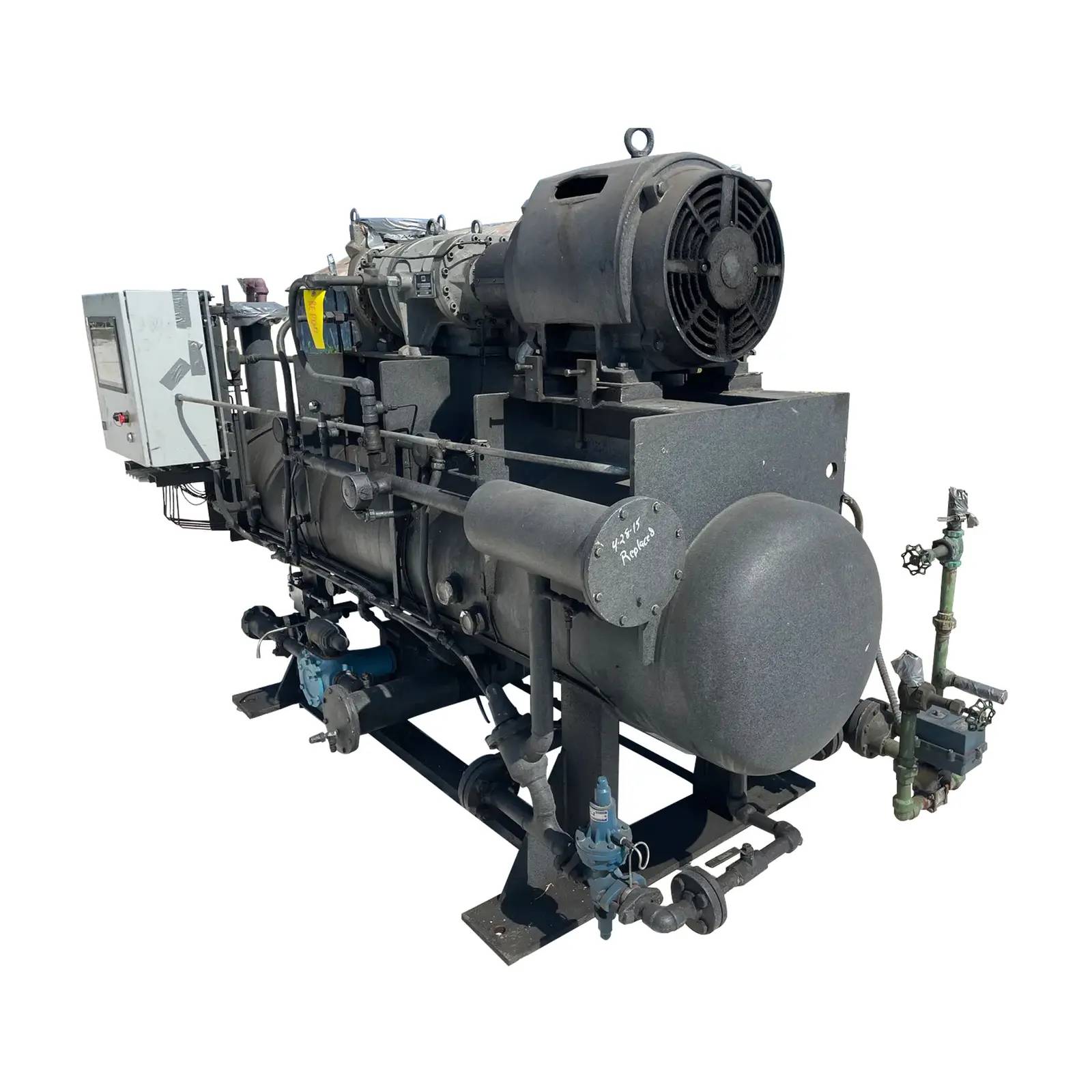 75 HP FES 140LE-B, Rotary Screw Compressor Package, 3600 RPM, 350 psig, 1987 - Image 2