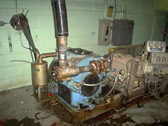 50 HP Mycom 6J2, Bare 6-Cylinder Reciprocating Compressor, Semi-Hermetic Driven, 1450 RPM, 165 CFM - Image 5