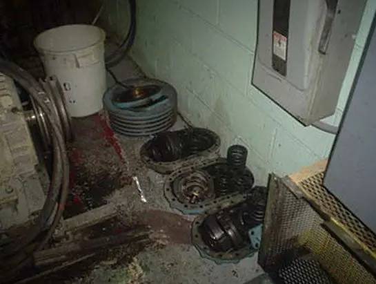 50 HP Mycom 6J2, Bare 6-Cylinder Reciprocating Compressor, Semi-Hermetic Driven, 1450 RPM, 165 CFM - Image 7