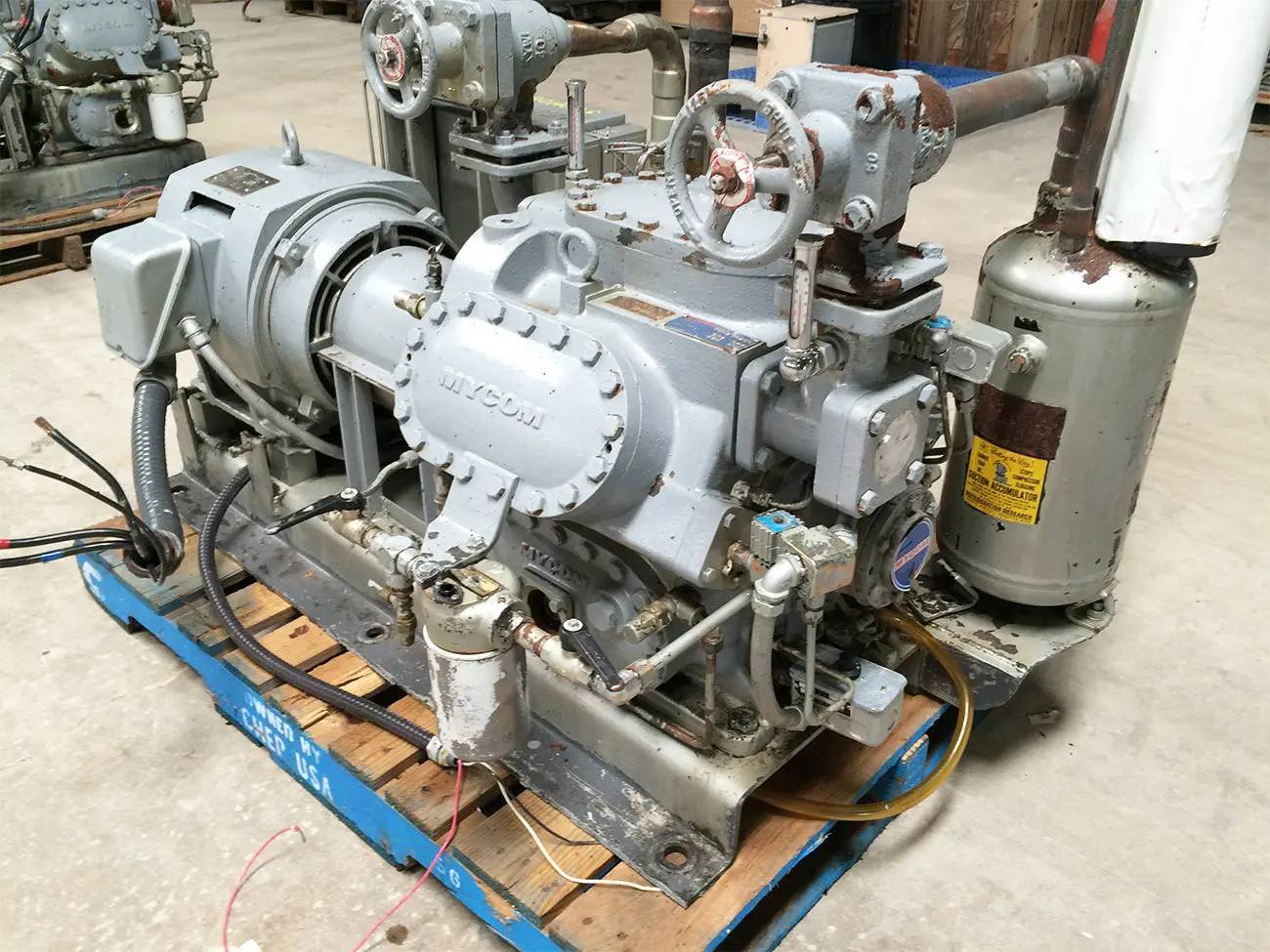 25 HP Mycom F6C2, 6-Cylinder Reciprocating Compressor Package, Semi-Hermetic Driven, 208-230/460 V - Image 4