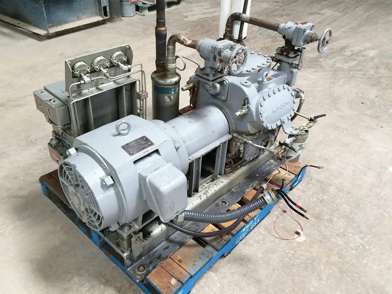 25 HP Mycom F6C2, 6-Cylinder Reciprocating Compressor Package, Semi-Hermetic Driven, 208-230/460 V - Image 8