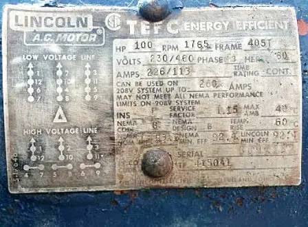 100 HP Mycom N6BM, Bare 6-Cylinder Reciprocating Compressor, Semi-Hermetic Driven, 208-230/460 V, 470 psig - Image 10