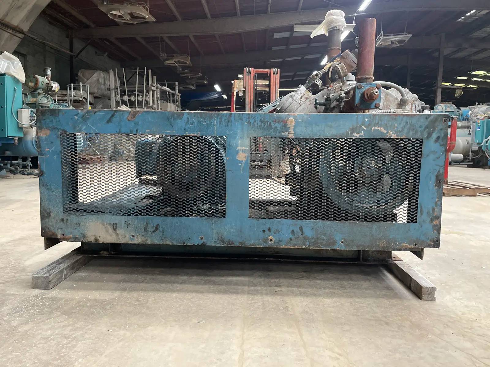 50 HP Vilter 454XL, 4-Cylinder Reciprocating Compressor, Belt Driven, 230/460 V, 1200 RPM, 199 CFM - Image 7