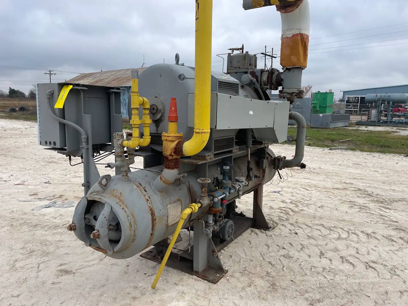 200 HP FES 16S, Rotary Screw Compressor Package, 440 V, 350 psig, 1997 - Image 6