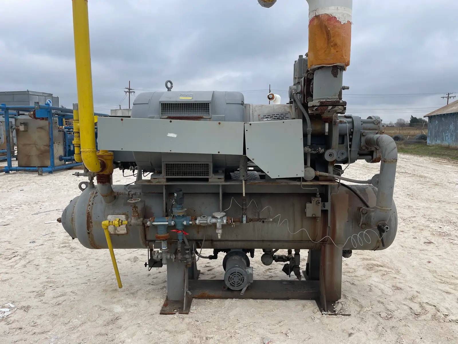 200 HP FES 16S, Rotary Screw Compressor Package, 440 V, 350 psig, 1997 - Image 7