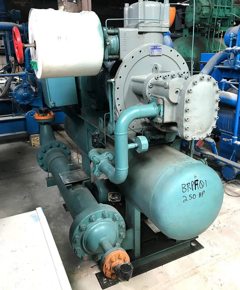 250 HP FES 16L/16LC, Rotary Screw Compressor Package, 460 V, 3515 hours Runtime, 1994 - Image 3