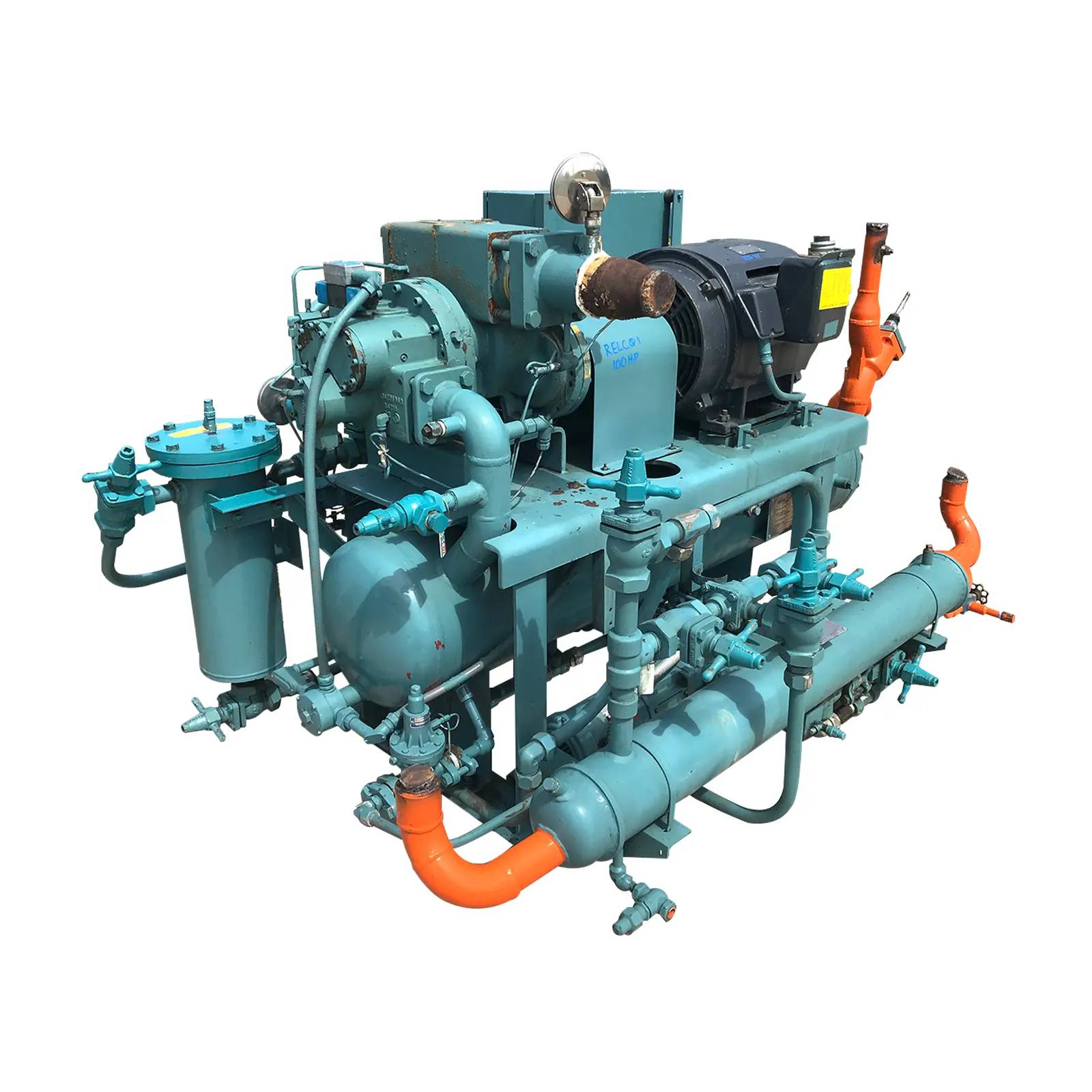 100 HP Frick RXB-39, Rotary Screw Compressor Package, 208-230/460 V, 3600 RPM, 300 psig, 1992 - Image 2