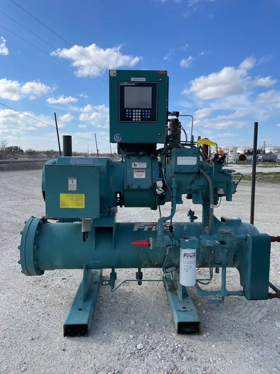 150 HP Frick RXF-50-H, Rotary Screw Compressor Package, 230/460 V, 300 psig, 2007 - Image 3