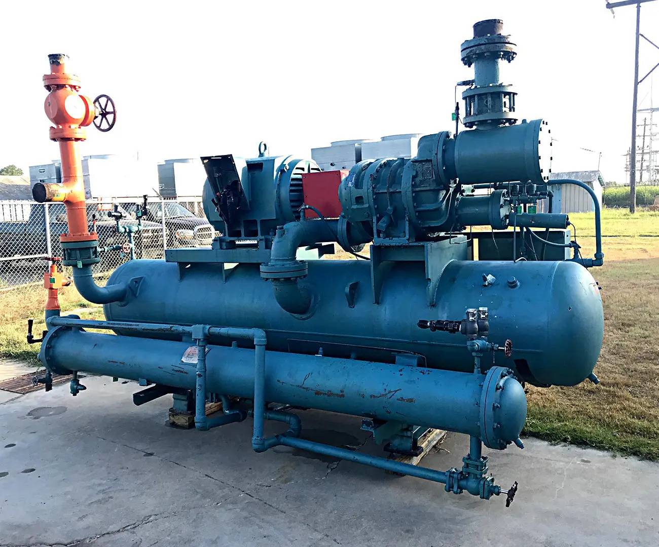 500 HP Dunham-Bush 106, Rotary Screw Compressor Package, 460 V, 1981 - Image 7