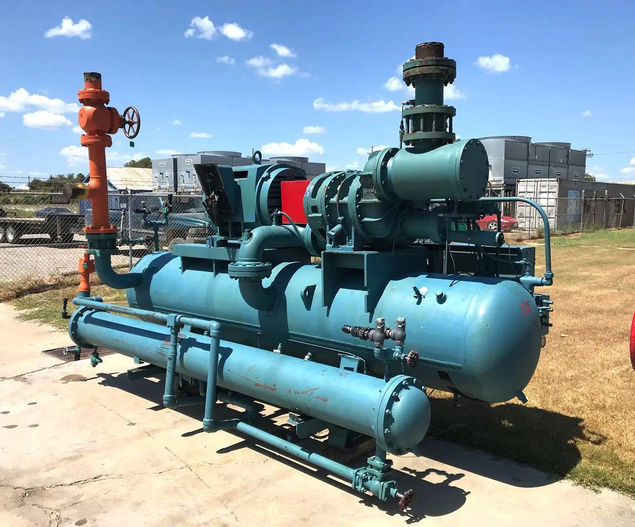 500 HP Dunham-Bush 106, Rotary Screw Compressor Package, 460 V, 1981 - Image 8