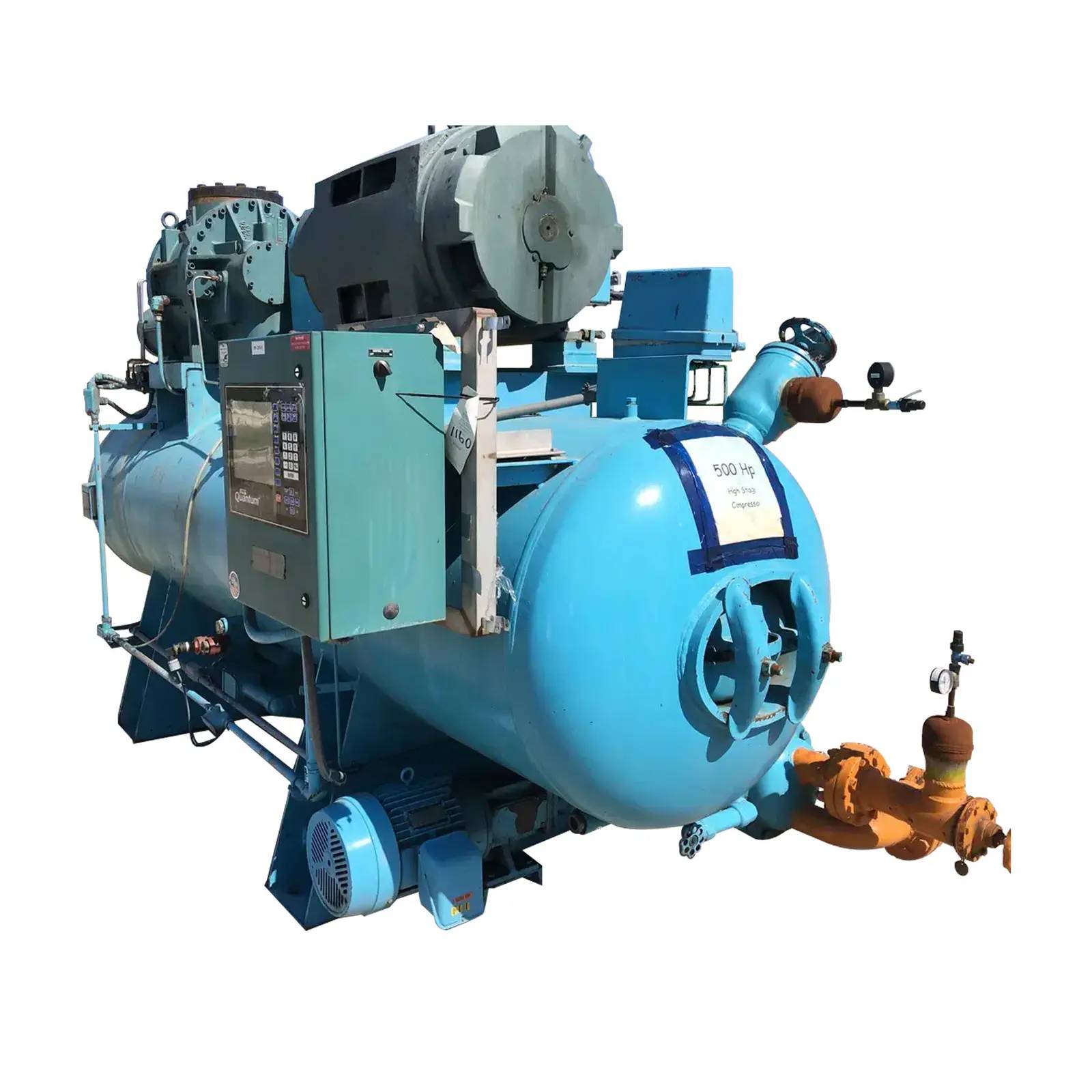 500 HP Frick, Rotary Screw Compressor Package, 450 V, 4500 RPM, 362 psig, 2001 - Image 2