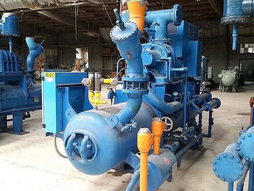 GEA, Rotary Screw Compressor Package, Missing Motor and Control Panel - Image 4