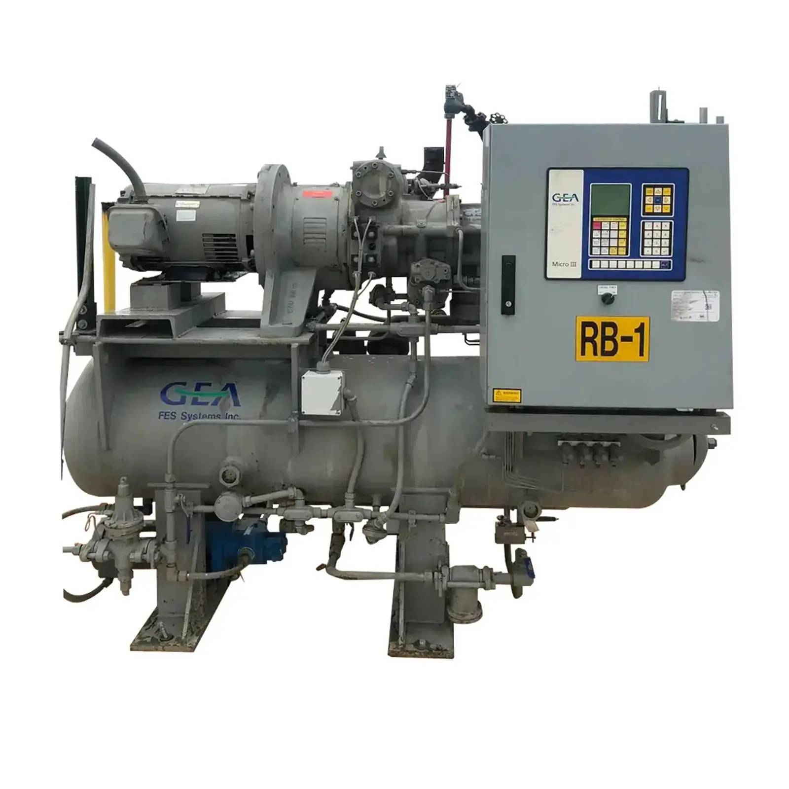 40 HP GEA G-62, Rotary Screw Compressor Package, 460/230/208 V, 406 psig, 2004 - Image 1