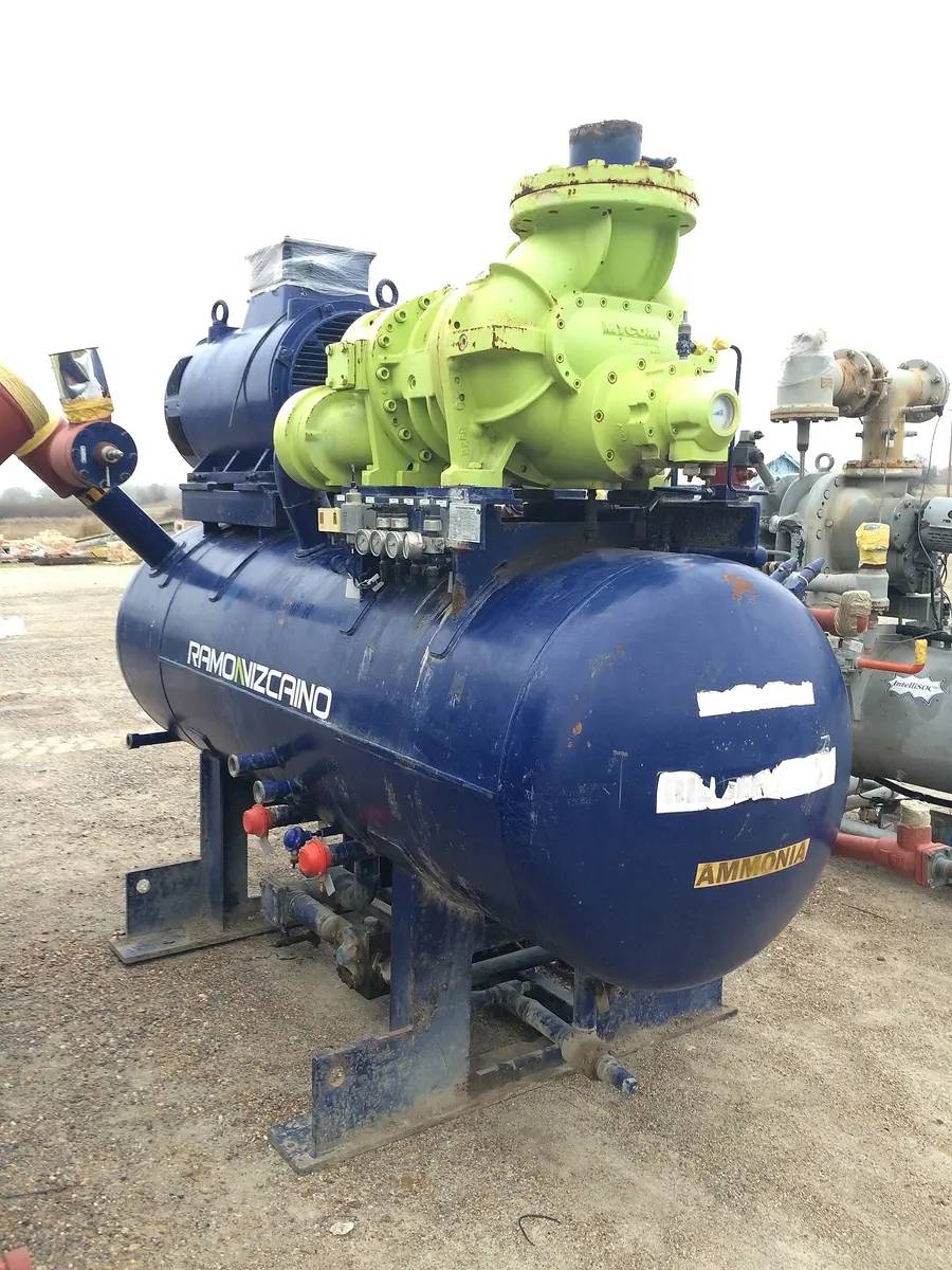 600 HP Ramon Vizcaino Refrigeracion 250-VMD-2.6, Rotary Screw Compressor Package, 400/600 V, 2009 - Image 6