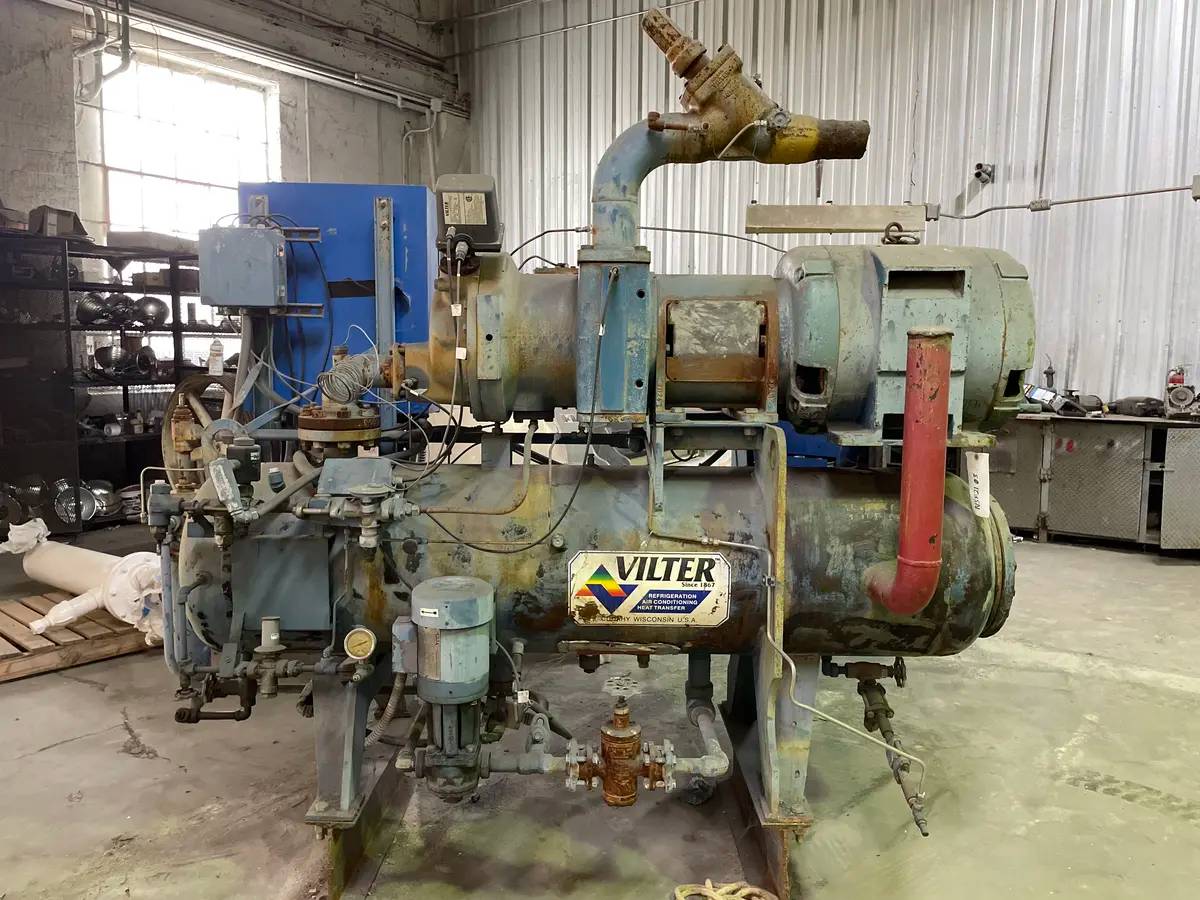 125 HP Vilter, Rotary Screw Compressor Package, 230/460 V, 450 psig, 1997 - Image 3