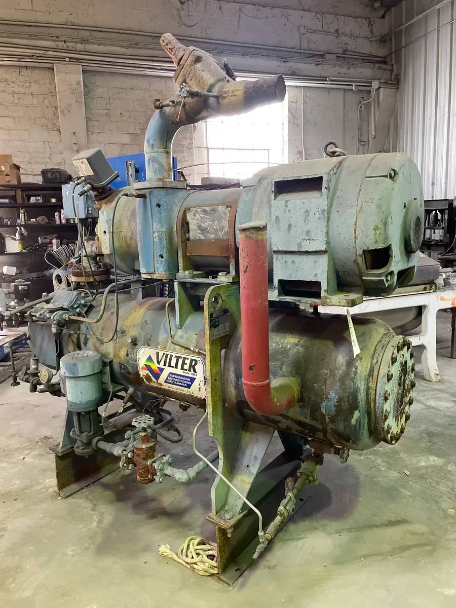125 HP Vilter, Rotary Screw Compressor Package, 230/460 V, 450 psig, 1997 - Image 4