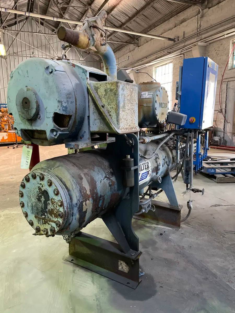 125 HP Vilter, Rotary Screw Compressor Package, 230/460 V, 450 psig, 1997 - Image 6
