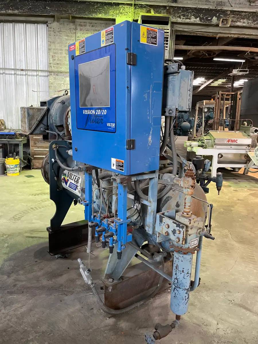 125 HP Vilter, Rotary Screw Compressor Package, 230/460 V, 450 psig, 1997 - Image 9