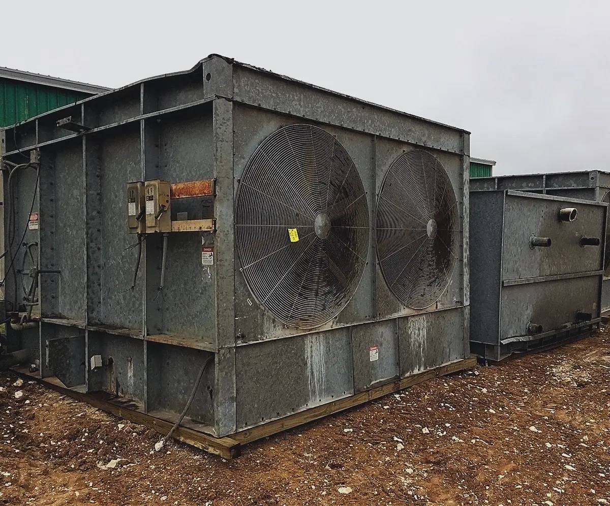 425 Ton, Imeco XLP-XL-425, Evaporative Condenser, 1-10 HP Motor, 300 psi, 350 GPM, 2001 - Image 3