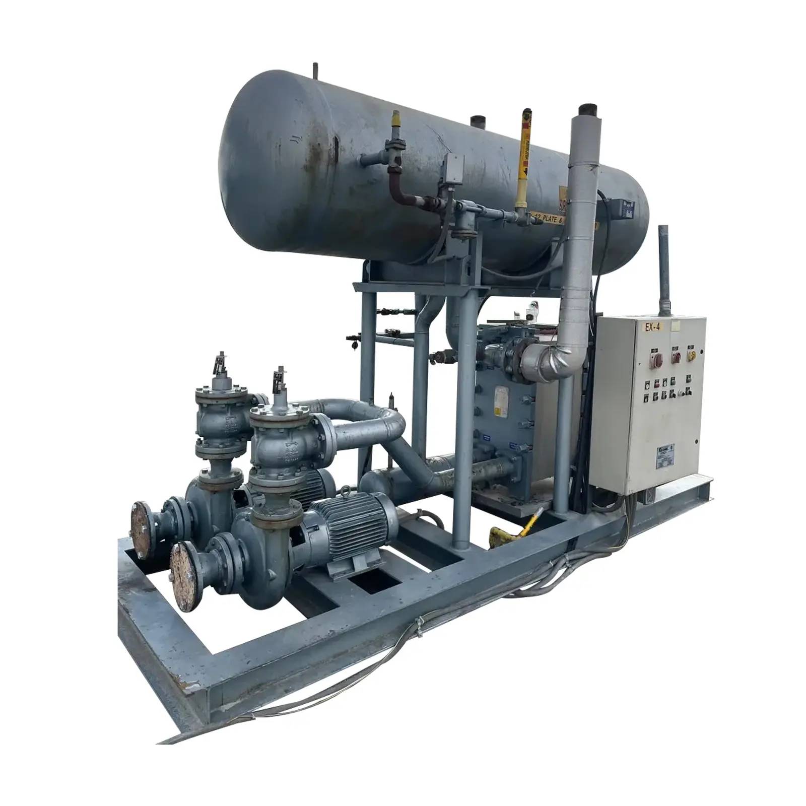 Mitts & Merrill CWP-CS-OS-I, Ammonia-Glycol Plate & Frame System Skid, 20 HP, 3500 RPM, 1999 - Image 1
