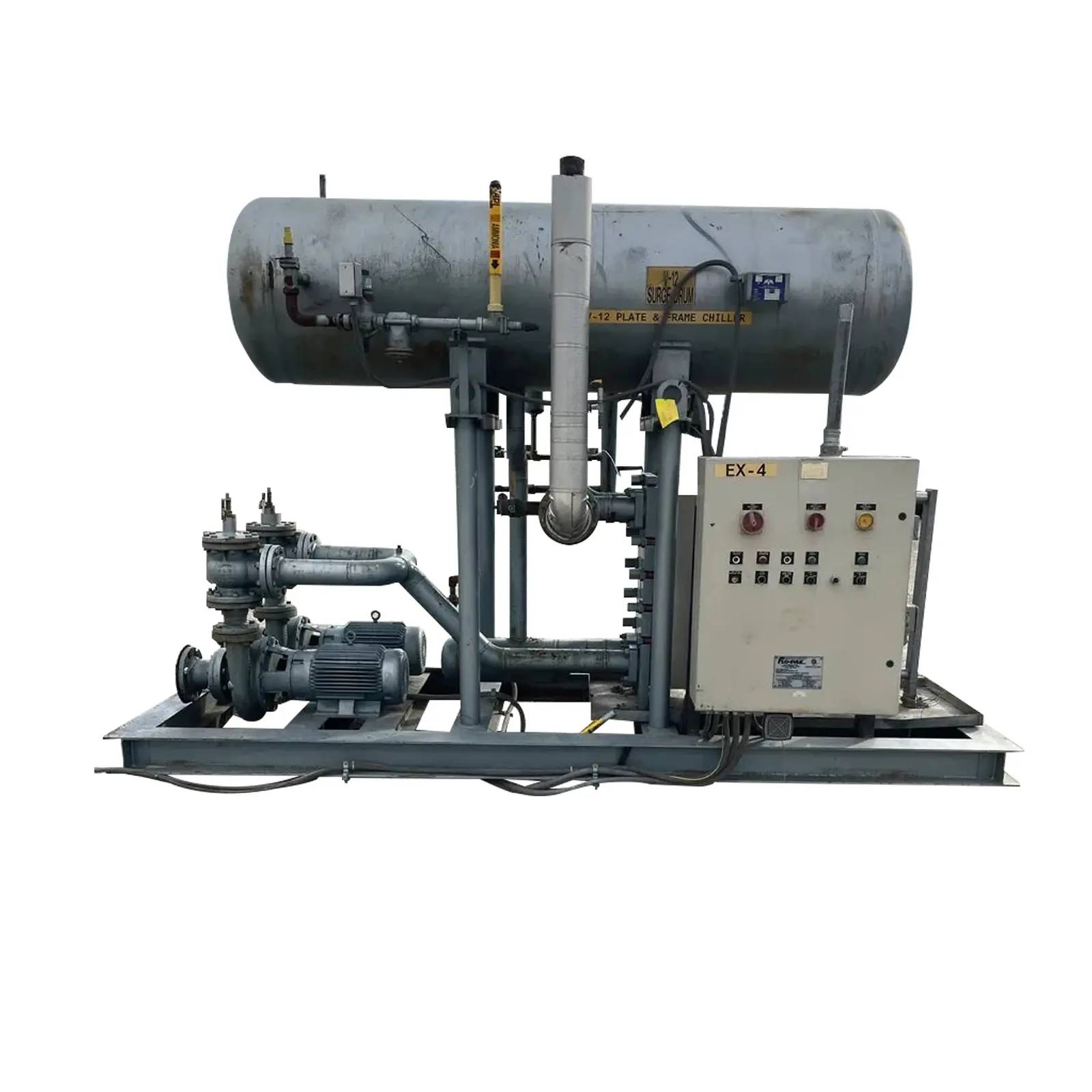 Mitts & Merrill CWP-CS-OS-I, Ammonia-Glycol Plate & Frame System Skid, 20 HP, 3500 RPM, 1999 - Image 2