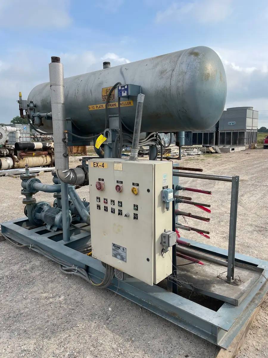 Mitts & Merrill CWP-CS-OS-I, Ammonia-Glycol Plate & Frame System Skid, 20 HP, 3500 RPM, 1999 - Image 5