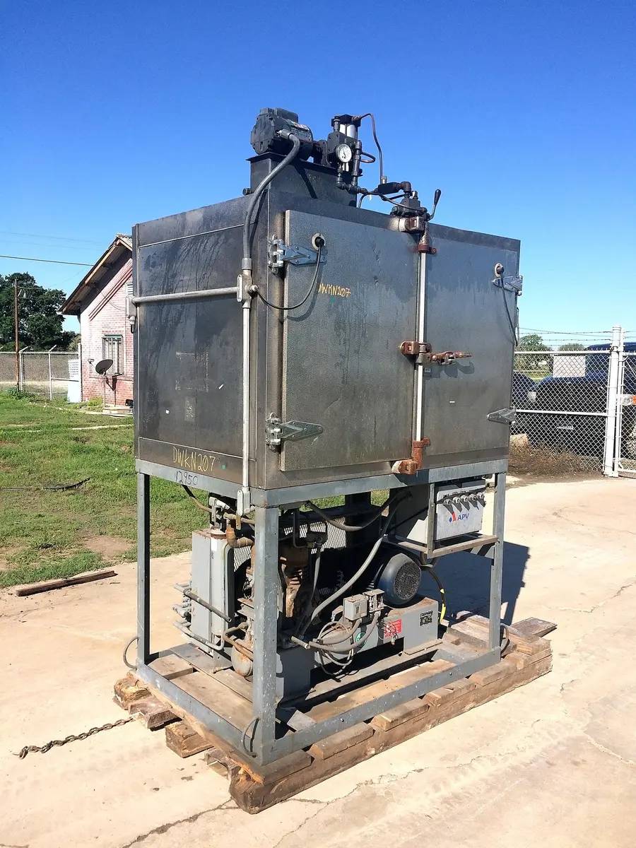 24" x 48" APV 12, Un-used APV Crepaco Amerio Manual Contact Plate Freezer, 7 Extended Aluminum Plates, 0.108 - Image 3