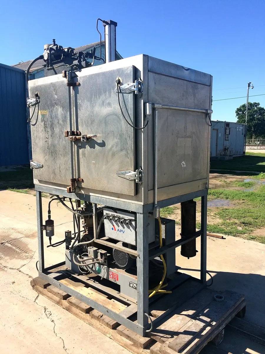 24" x 48" APV 12, Un-used APV Crepaco Amerio Manual Contact Plate Freezer, 7 Extended Aluminum Plates, 0.108 - Image 4