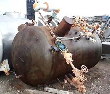 1000 gallon E. L. Nickell, Intercooler/Subcooler, Horizontal, 62" diameter x 85.5" L Tank - Image 3