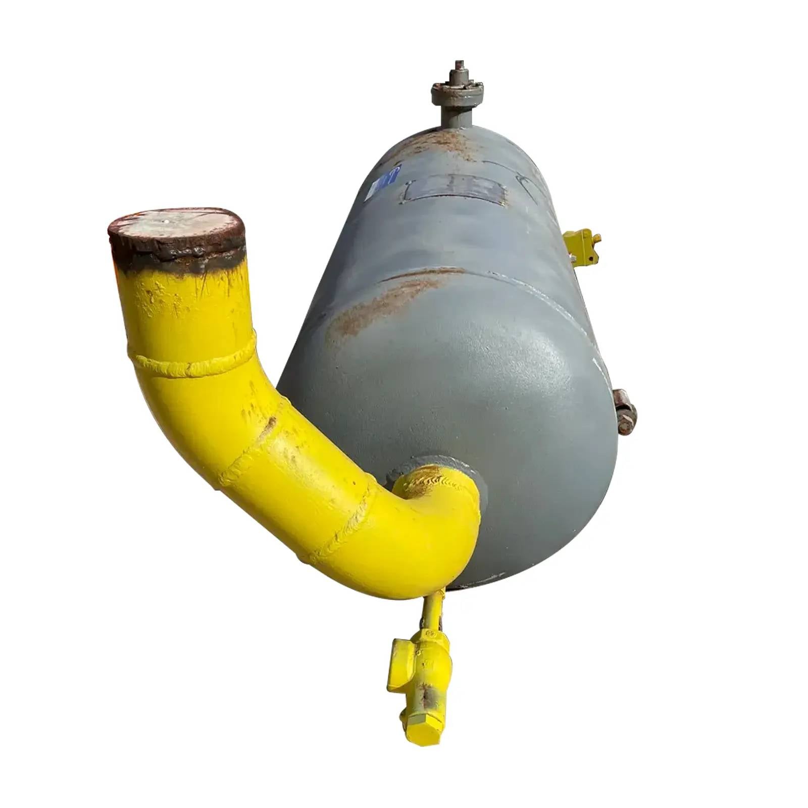 81 gallon Frick, Horizontal Ammonia Intercooler, 20" diameter x 60" L Tank, 1974 - Image 2
