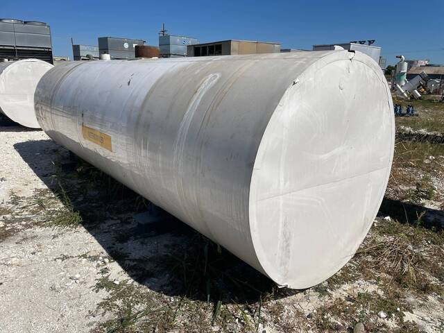 2185 gallon Precision Heat Exchanger Co, Horizontal Intercooler, 52" diameter x 203" L Tank, 1987 - Image 4