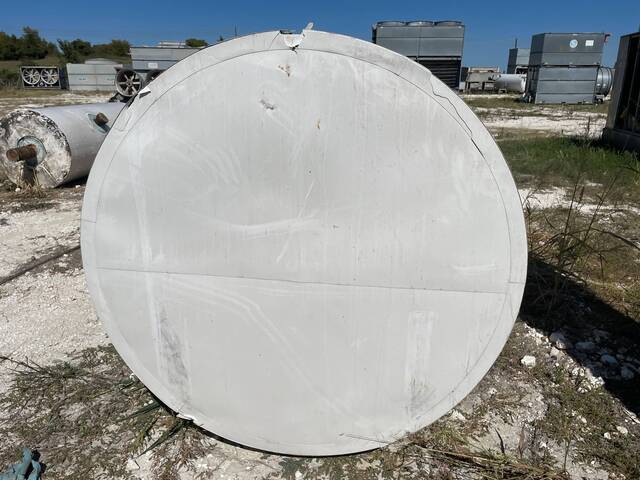 2185 gallon Precision Heat Exchanger Co, Horizontal Intercooler, 52" diameter x 203" L Tank, 1987 - Image 5