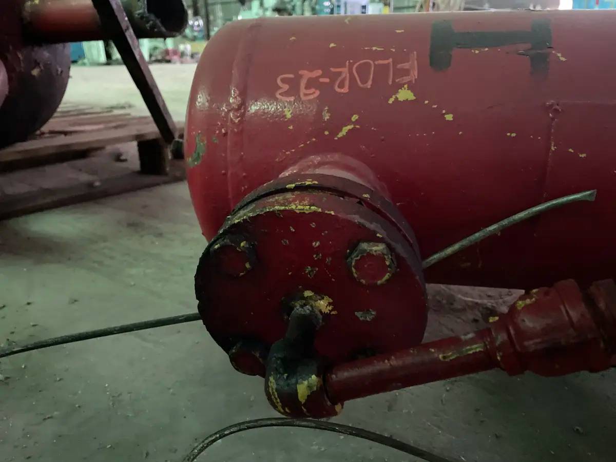 10 Gallons, Vilter, Horizontal Oil Separator, 22" diameter x 11" L Tank - Image 7
