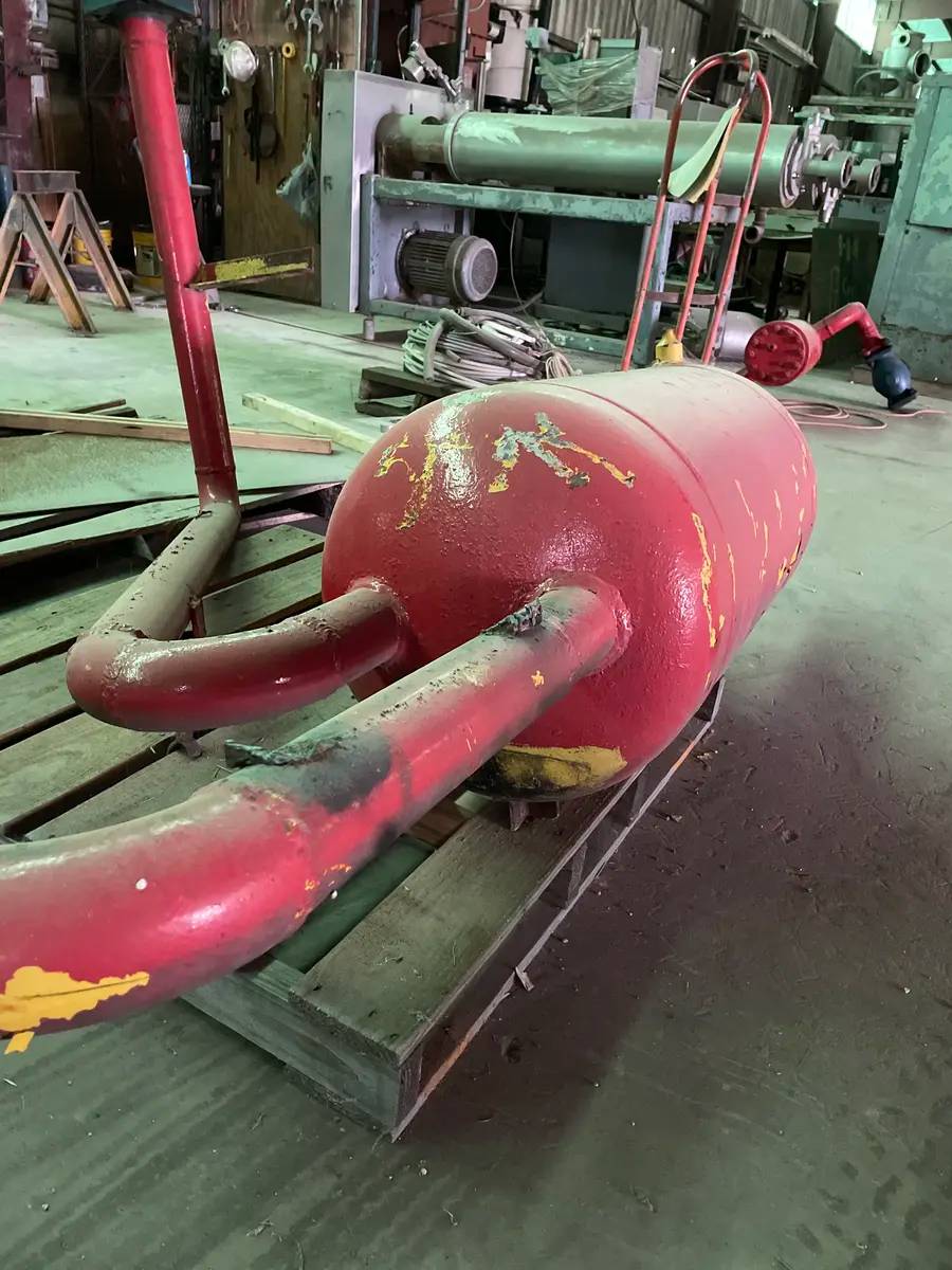 55 Gallons, Vilter, Horizontal Oil Separator, 40" diameter x 20" L Tank - Image 6