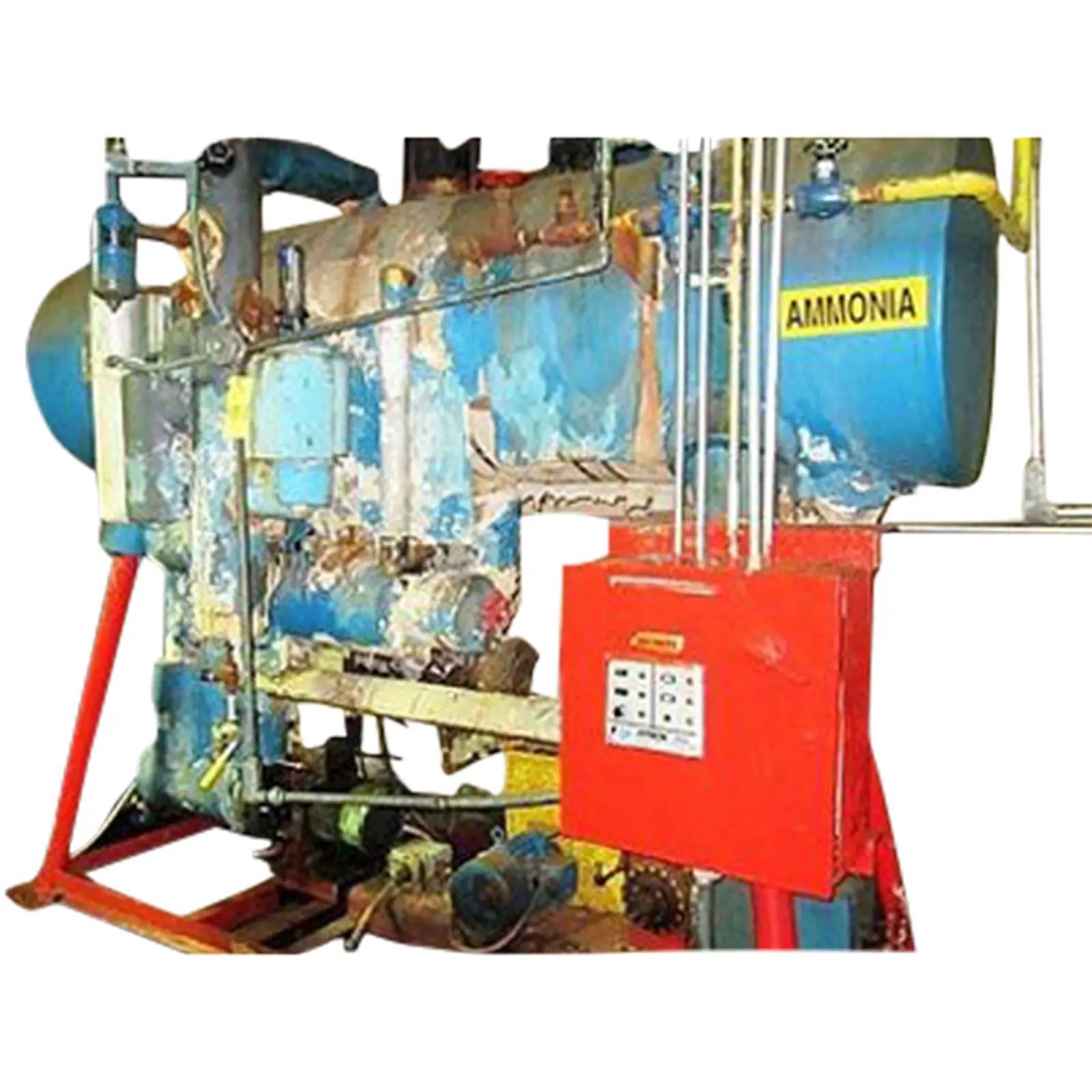 Frick, Horizontal Ammonia Recirculator, 36" diameter x 120" L Tank, 2-3 HP Pumps, 150 PSIG @ -20/+200F, 1980 - Image 1