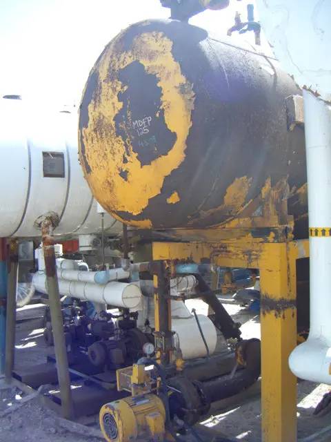 900 gallons, Howe Corporation PVL264, Horizontal Recirculator, 48" diameter x 114" L Tank, 250 psi at 650 F - Image 4