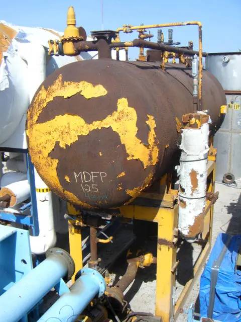 900 gallons, Howe Corporation PVL264, Horizontal Recirculator, 48" diameter x 114" L Tank, 250 psi at 650 F - Image 5