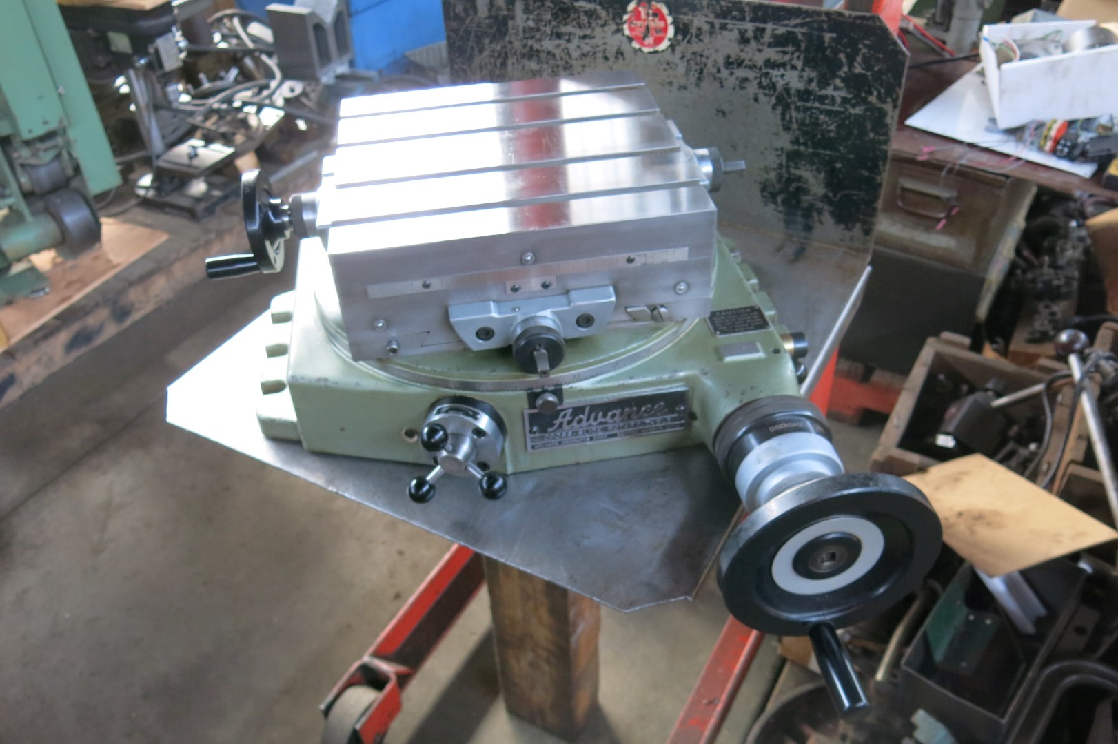 13" Advance #B-13, 13" x 13" X-Y Rotary Table - Image 2