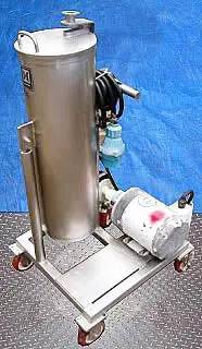 Cole Parmer #7518-62, Vacuum Pump, 0.75 HP, w/4.6 Gallon Stainless Steel Tank, 18.3 Drive ratio - Image 4