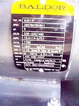4.4 CFM, SIHI #AOHB3602-BN-001-01-0, Vacuum Pump, 5 HP, 9 GPM, 1800 RPM speed, 188 PSI - Image 6