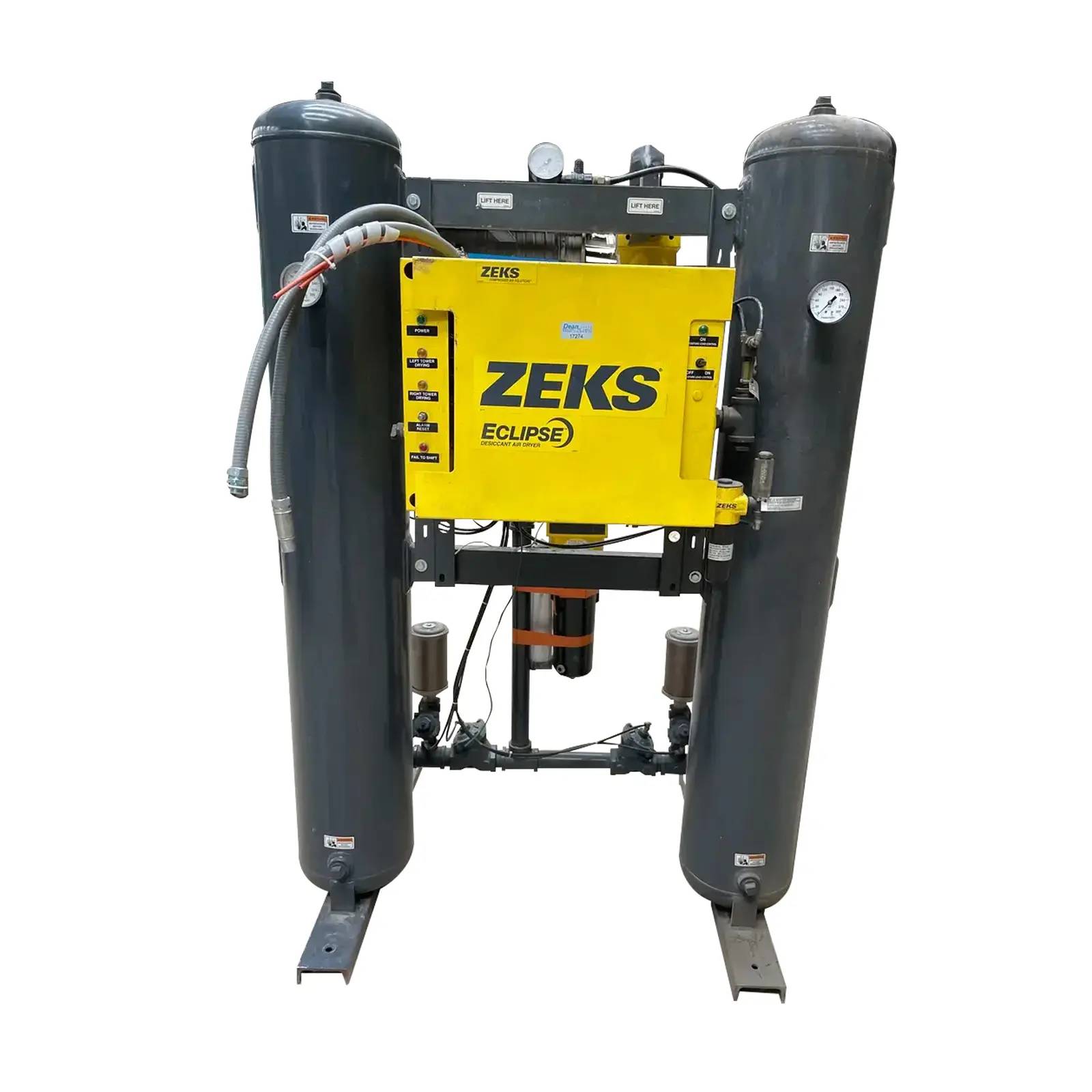 Zeks #160ZPA10M00A, Eclipse Desiccant Air Dryer, 115 V., 96 Zeks #160ZPA10M00A, Eclipse Desiccant Air Dryer, 115 V., 96