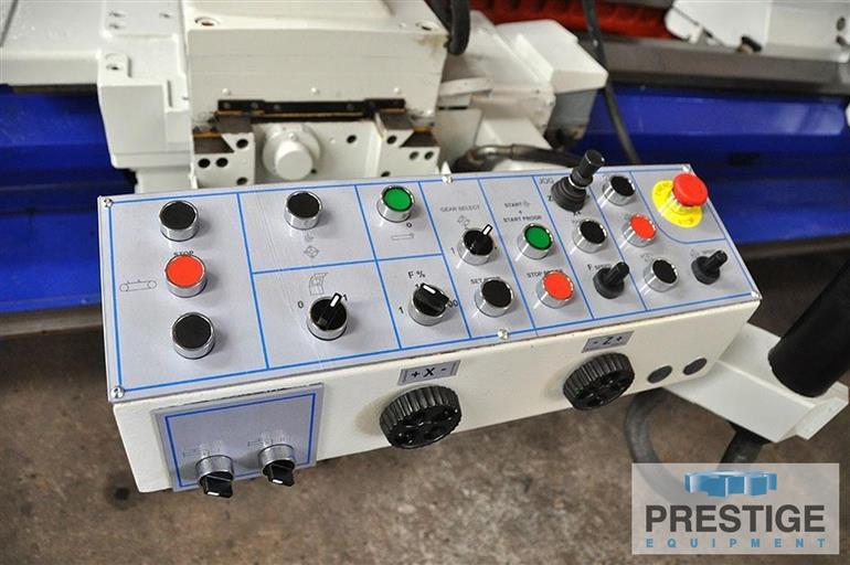 TOS #SUA125, 49.2" swing x 197" centers,Heidenhain CNC, 4-jaw 39" chuck,Steady Rest,chip conveyor, 2009 - Image 9