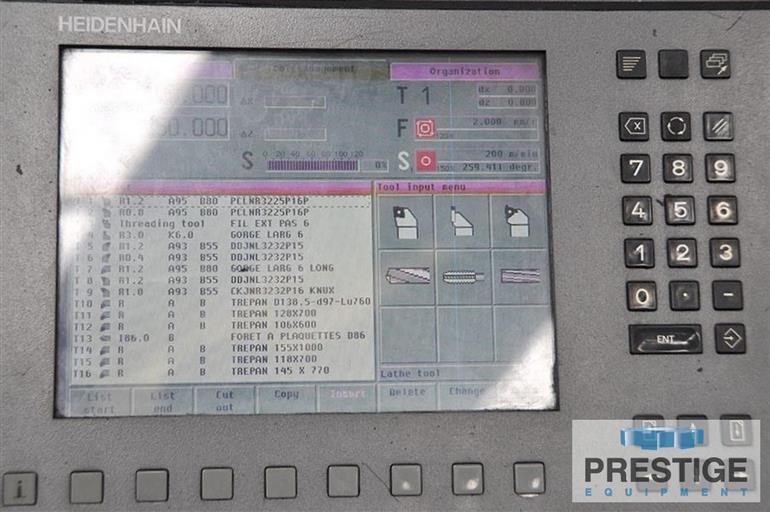 TOS #SUA125, 49.2" swing x 197" centers,Heidenhain CNC, 4-jaw 39" chuck,Steady Rest,chip conveyor, 2009 - Image 10