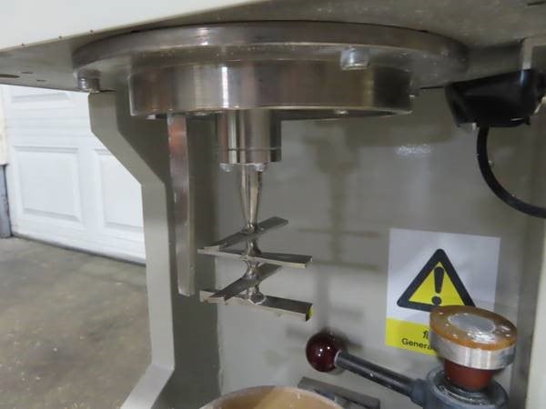 Miyazaki #MHS-80, Lab Disperser Mixer with Tank, Stainless Steel high speed blades, S/N 0423,2005 - Image 3