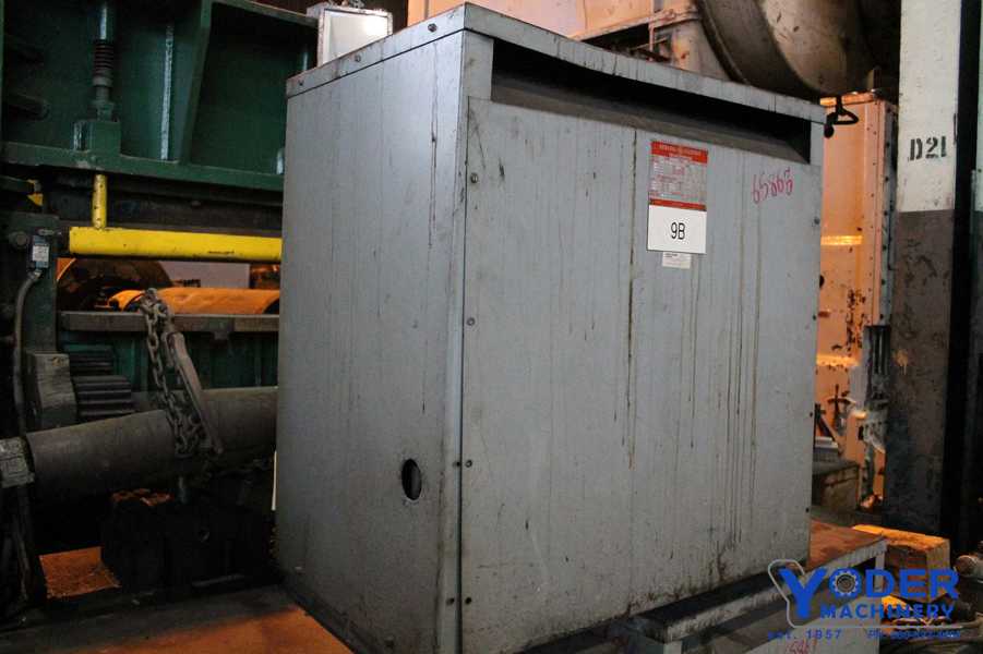 112 KVA 4160 Primary, 480 Secondary, General Electric transformer, dry type, class AA, #65868 - Image 2