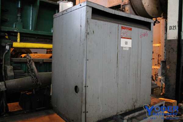 112 KVA 4160 Primary, 480 Secondary, General Electric transformer, dry type, class AA, #65868 - Image 5