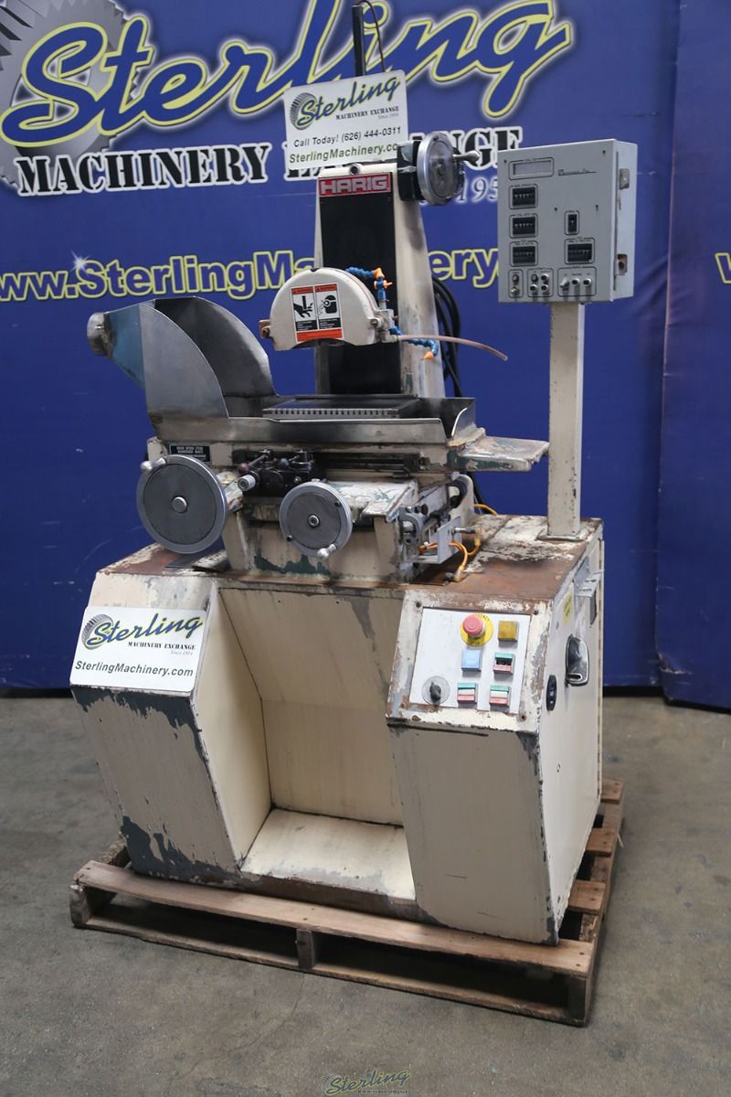 6" x 18" Harig #618, surface grinder, 7" x 5/8" x 1-1/4" wheel, 3450 RPM, manual magnetic chuck, NC computer - Image 4